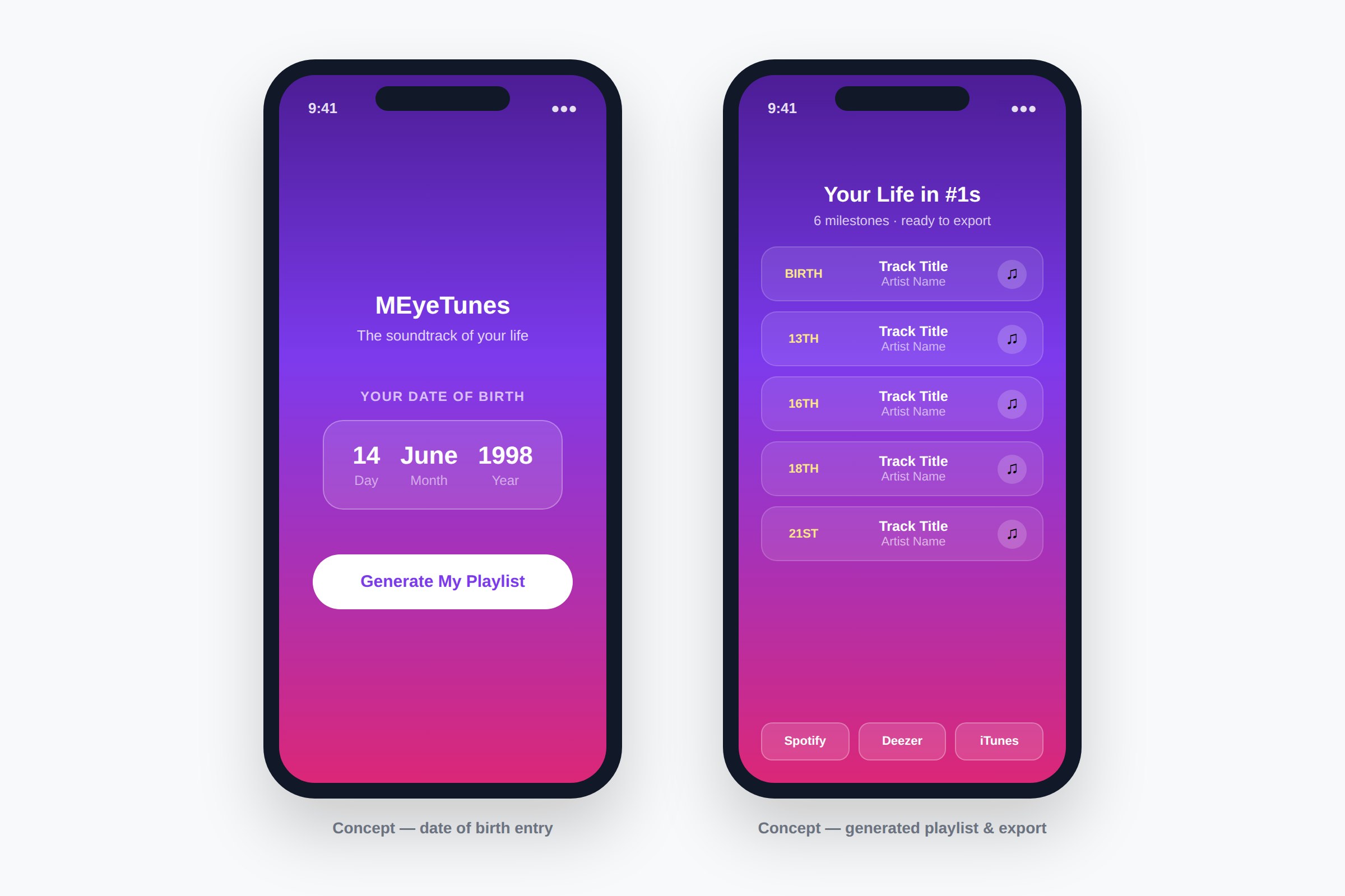 MEyeTunes screenshot
